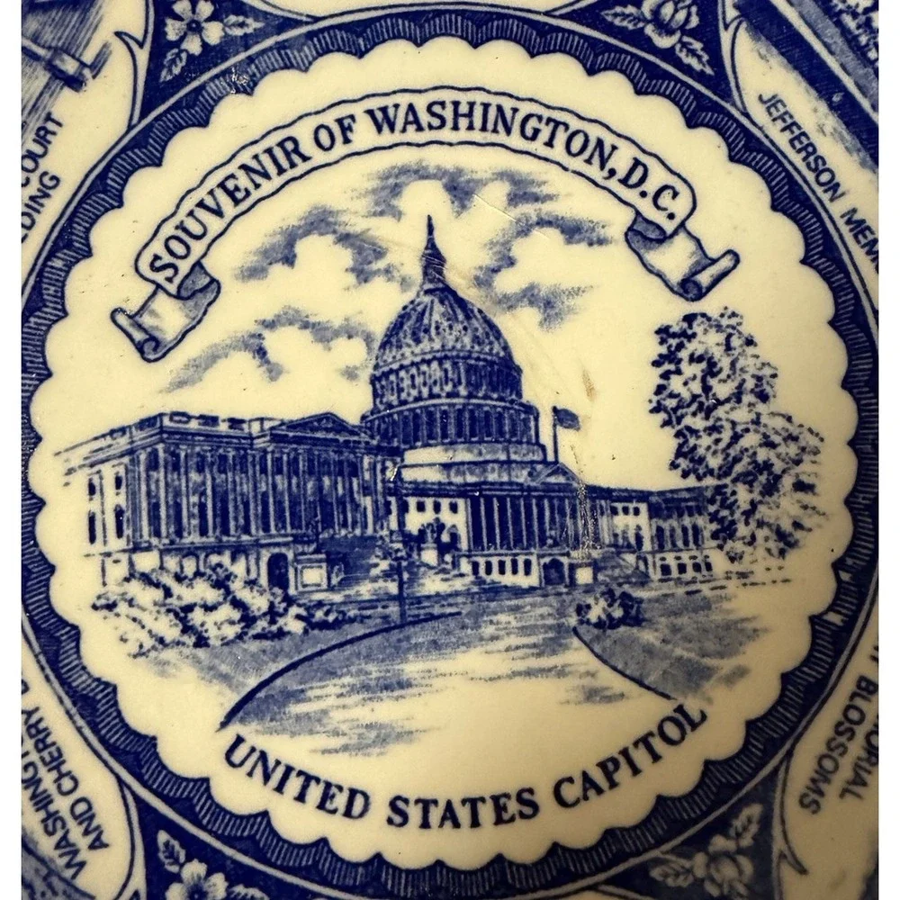 Vintage Washington DC Souvenir Plate 10